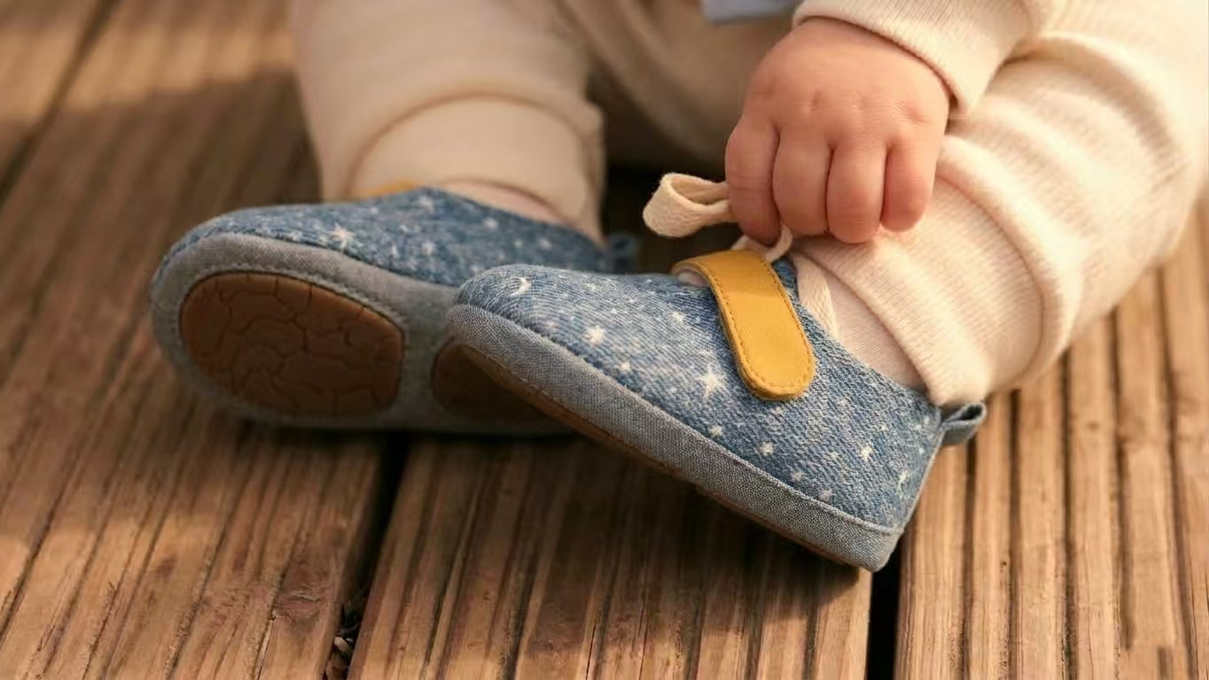 Starry Night Cotton Mary Jane | Denim & Mustard