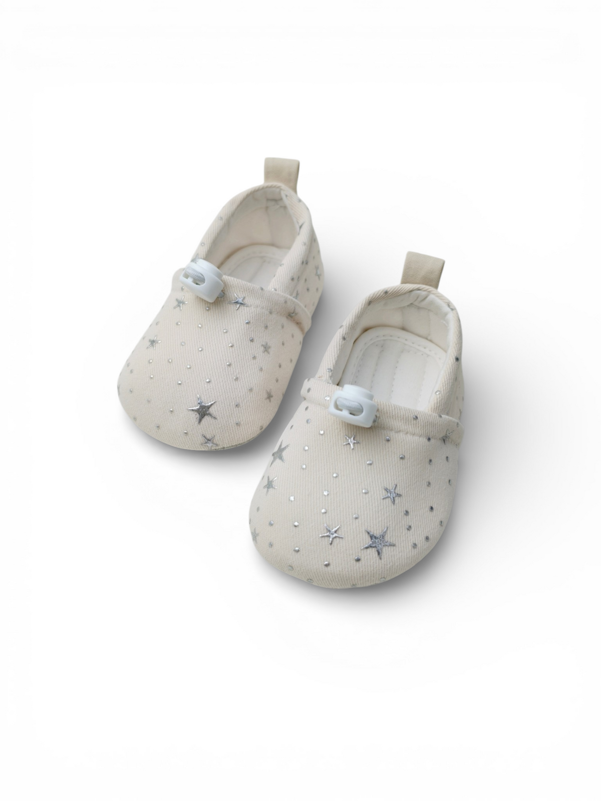 Stardust Cotton Walker | Cream & Silver