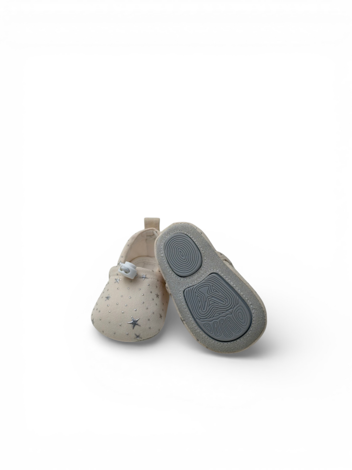 Stardust Cotton Walker | Cream & Silver